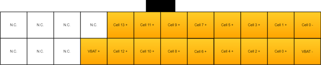 BMS-Slave cell voltages connector